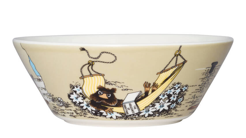 Moomin bowl 15cm The Muskrat beige