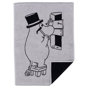 Moomin h.towel 50x70 Moominpappa grey