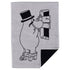 Moomin h.towel 50x70 Moominpappa grey