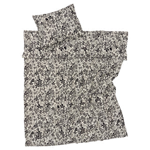 Moomin bedset 150x210 Lilja black&white