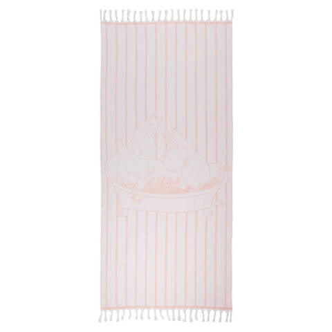 Moomin hammam towel 80x150cm pink GOTS