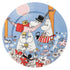 Moomin serving plate 30cm Fam. Time b.80