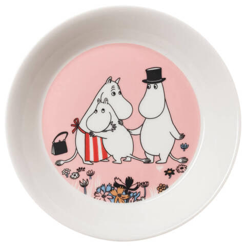 Moomin saucer 15cm Family Time 80