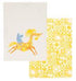 Moomin k.twl set 50x70 Party yellow GOTS