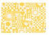Moomin tablemat Party yellow