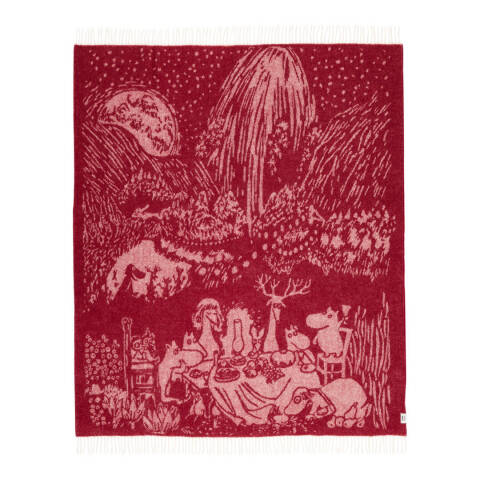 Moomin wool throw 130x170 Festive M.