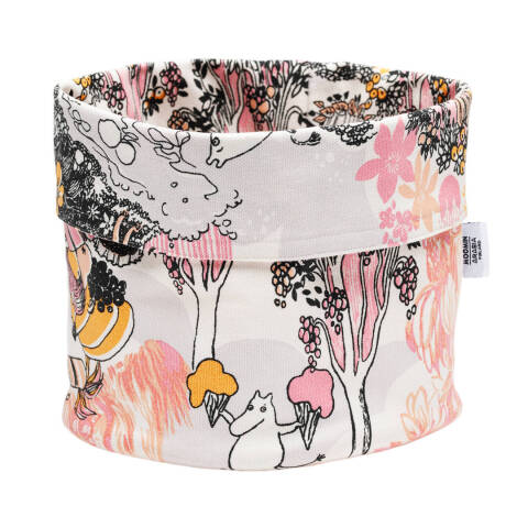 Moomin st.basket pink D20cm GOTS