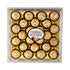 Ferrero Rocher Diamantata maitosuklaalla ja hasselpähkinärouheella kuorrutettu rapea vohvelierikoisuus sisällä kokonainen hasselpähkinä hasselpähkinäkreemissä 24pcs/300g