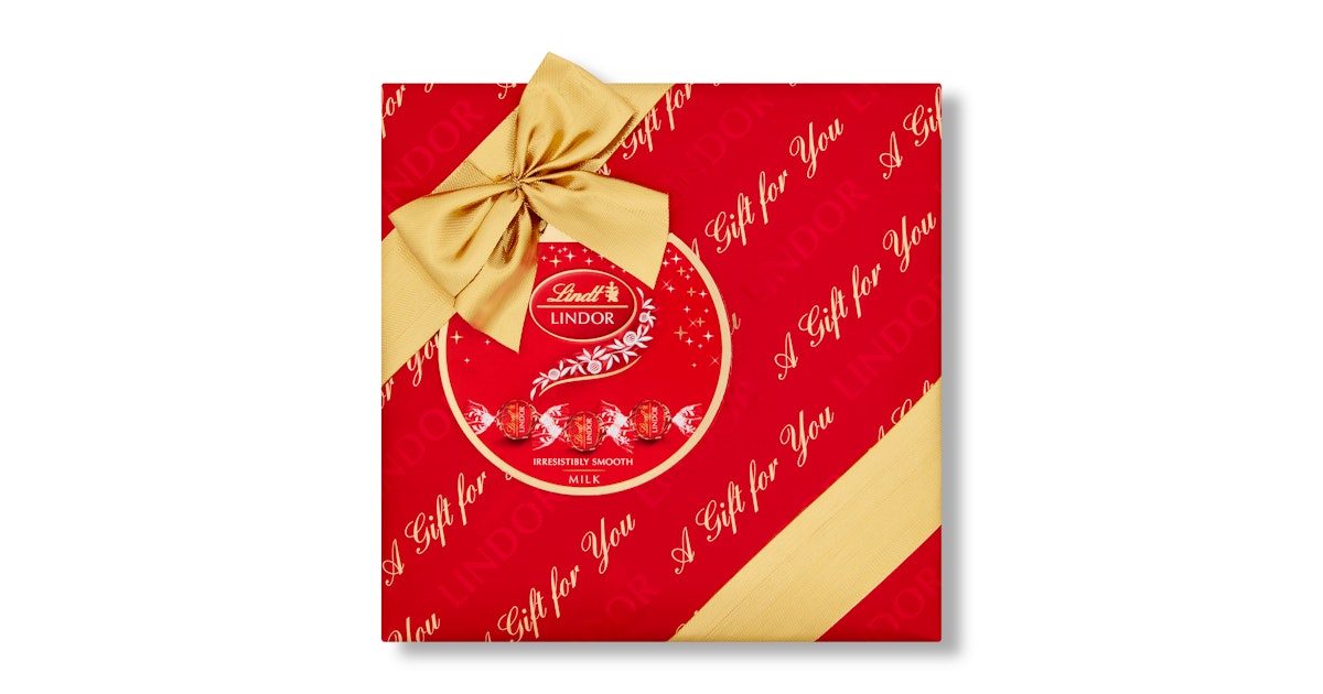 Lindt Lindor Maito täyte maitosuklaakuula lahjapakkaus 287g