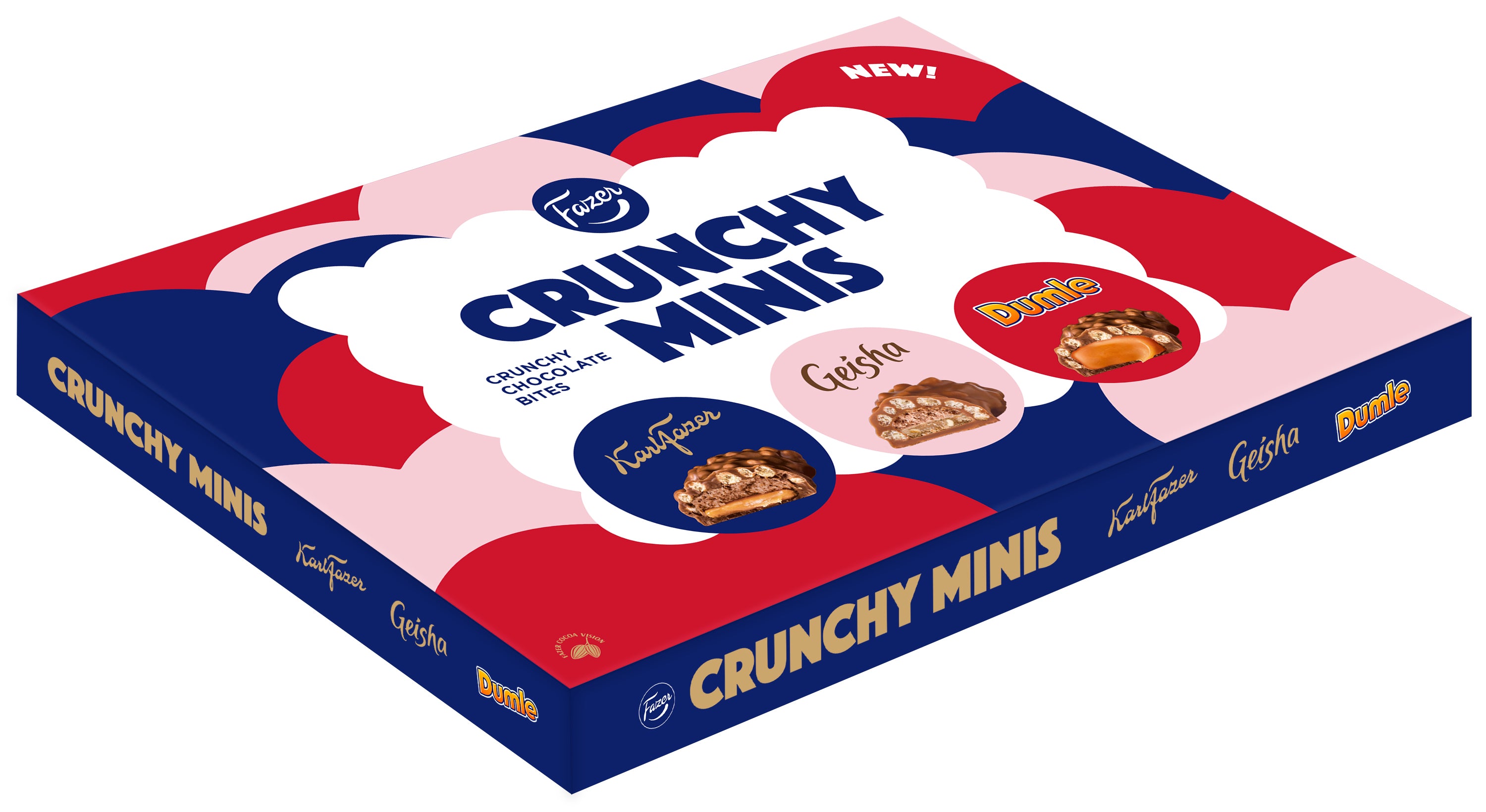 Fazer Crunchy Minis suklaakonvehteja 148g