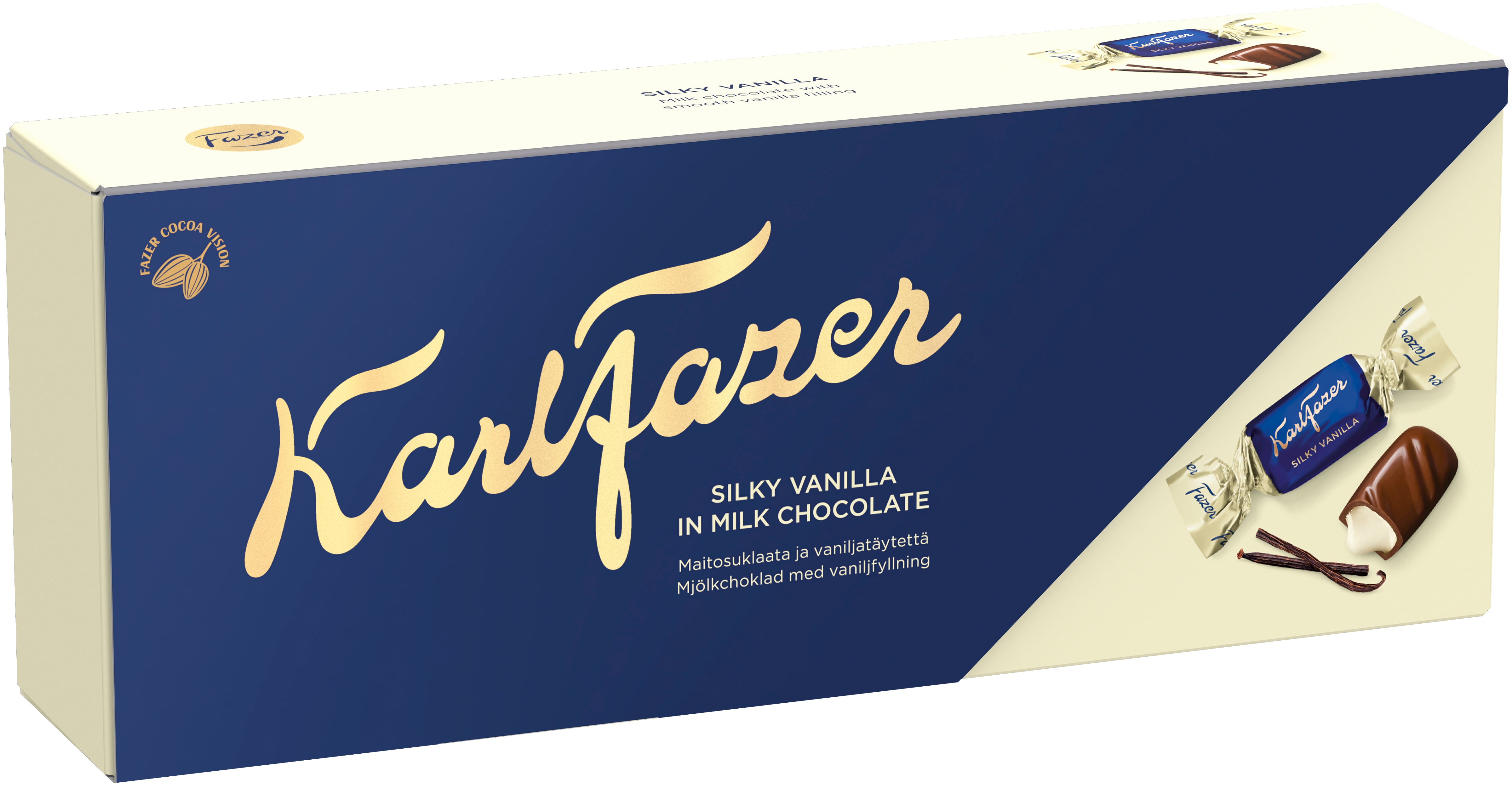 Karl Fazer Silky Vanilla konvehti 250g