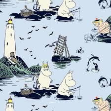 Moomin lautasliina Muumit ja Meri 20kpl/33cm