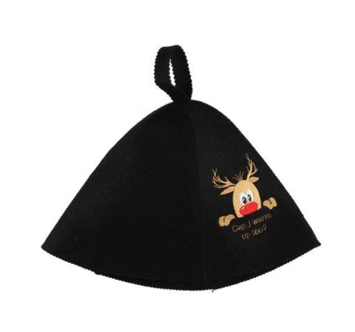 Winteria Saunahattu poro musta